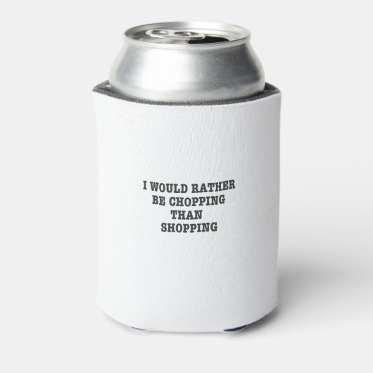 Arborist Tree Surgeon chainsaw gift. Blikjeskoeler (Blikje Achterkant)