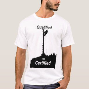 Arborist Tree Surgeon Chainzaazaag T-shirt