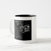 Arborist Tree Surgeon Chainzaazaag Tweekleurige Koffiemok (Voorkant links)