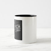 Arborist Tree Surgeon Chainzaazaag Tweekleurige Koffiemok (Center)