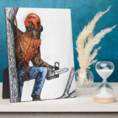 Arborist Tree Surgeon Fotoplaat (Zijkant)