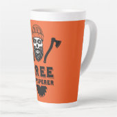 Arborist Tree Surgeon Latte Mok (Rechterhoek)