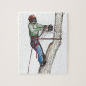 Arborist Tree Surgeon Legpuzzel (Verticaal)