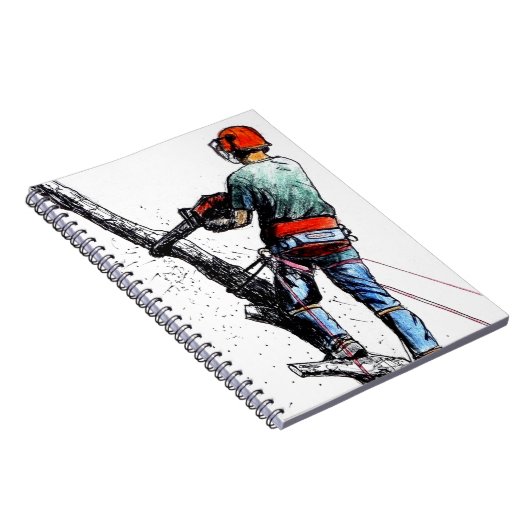 Arborist Tree Surgeon Notitieboek (Rechterzijde)