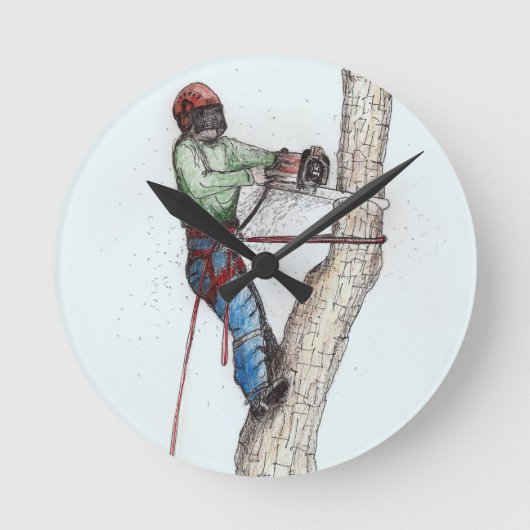 Arborist Tree Surgeon Ronde Klok (Voorkant)