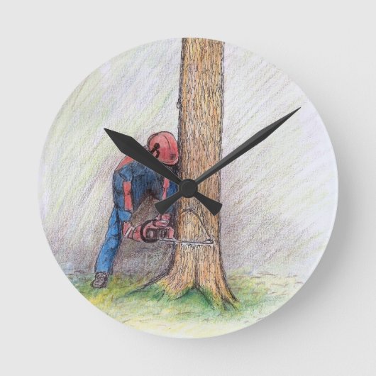 Arborist Tree Surgeon Ronde Klok (Voorkant)