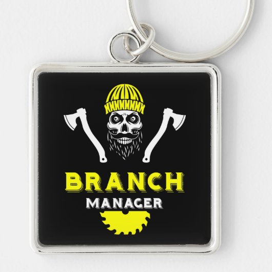 Arborist Tree Surgeon Sleutelhanger (Voorkant)