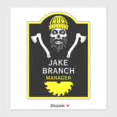 Arborist Tree Surgeon Sticker (Vel)