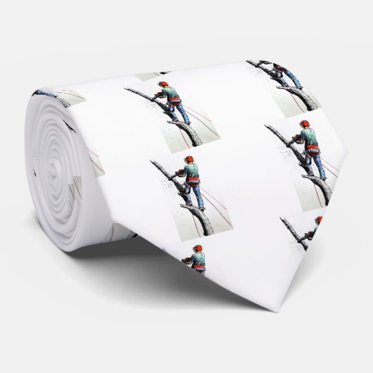 Arborist Tree Surgeon Stropdas (Opgerold)