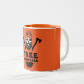 Arborist Tree Surgeon Tweekleurige Koffiemok (Voorkant rechts)