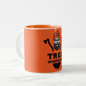 Arborist Tree Surgeon Tweekleurige Koffiemok (Voorkant links)