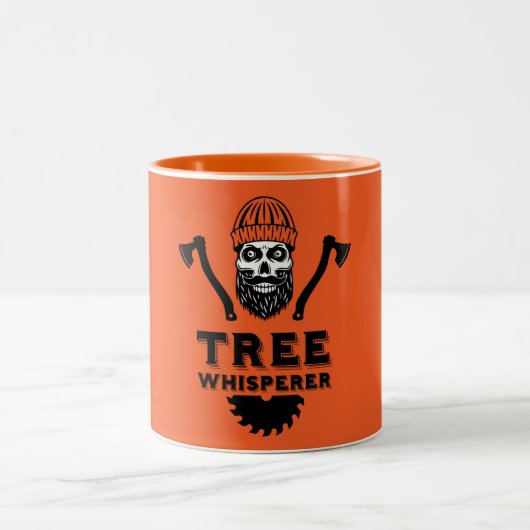Arborist Tree Surgeon Tweekleurige Koffiemok (Center)