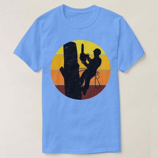 Arborist Tree Surgeons climate bergbeklimmer vii T-shirt (Design voorkant)