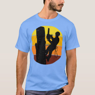 Arborist Tree Surgeons climate bergbeklimmer vii T-shirt