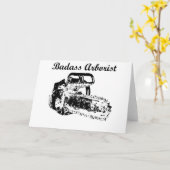 Arborist van Badass - Kettingzaag Kaart (Gele Bloem)