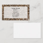 Arborist Wood Chips Background Visitekaartje (Voorkant / Achterkant)