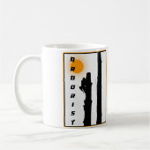 Arboristen Mok: Opkomende zon silhouet klimmer Koffiemok (Links)