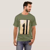 Arboristen T shirt: Silhouetted Climate minimalist T-shirt (Voorkant volledig)