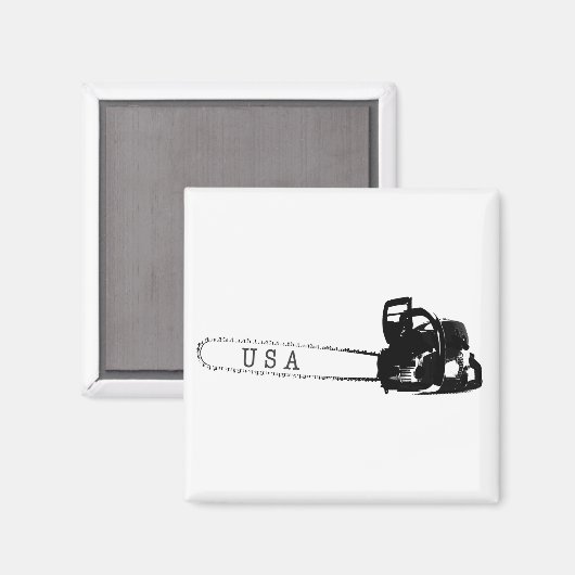 Arboristisch kettingzaag-chirurg Gift Cadeau Magneet (Voorkant / Achterkant)