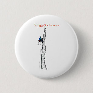 Arboristisch kettingzaag-chirurg Gift Cadeau Ronde Button 5,7 Cm