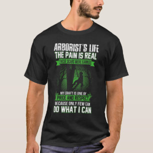 Arboristisch Man Lumberjack Tree Klimaatveranderin T-shirt