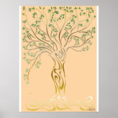 Arbre de vie (Levensboom) Poster (Voorkant)