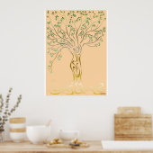 Arbre de vie (Levensboom) Poster (Keuken)