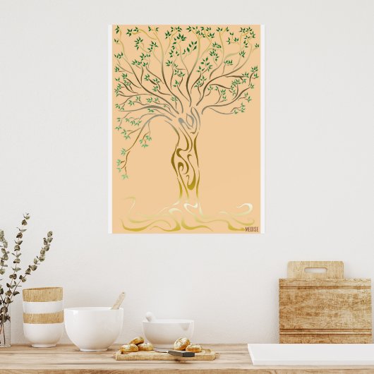 Arbre de vie (Levensboom) Poster (Keuken)