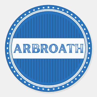 Arbroath City Pride Embleem – Schotse identiteit Ronde Sticker