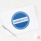 Arbroath City Pride Embleem – Schotse identiteit Ronde Sticker (Envelop)