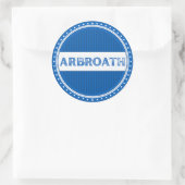 Arbroath City Pride Embleem – Schotse identiteit Ronde Sticker (Tas)