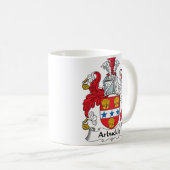 Arbuckle Family Crest Koffiemok (Voorkant rechts)