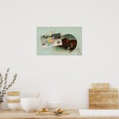 Arbuckles' geïllustreerde atlas poster (Keuken)