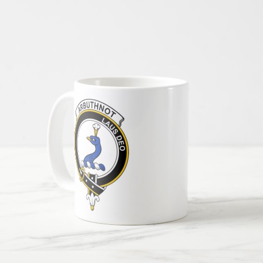 Arbuthnot Tartan Coffee Mok - grootte 11oz (Voorkant links)