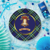 Arbuthnot Tartan Gepersonaliseerde Kerstmis Papieren Bordje (Feest)