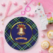 Arbuthnot Tartan Gepersonaliseerde Kerstmis Papieren Bordje (Feest)