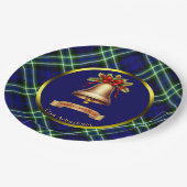 Arbuthnot Tartan Gepersonaliseerde Kerstmis Papieren Bordje (Gekanteld)