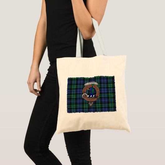 Arbuthnott Clan Badge Tartan Boodschappentas Tote Bag (Voorkant (product))