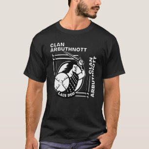 Arbuthnott Clan Gaelic Motto Sword T-shirt
