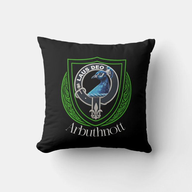 Arbuthnott Schotse Clan Crest Kussen (Voorkant)