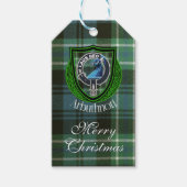 Arbuthnott Scottish Clan Tartan & Crest Cadeaulabel (Voorkant)