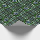 Arbuthnott Scottish Clan Tartan en Crest Cadeaupapier (Hoek)