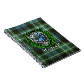 Arbuthnott Scottish Clan Tartan en Crest Notitieboek (Rechterzijde)