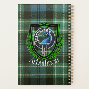 Arbuthnott Scottish Clan Tartan en Crest Planner