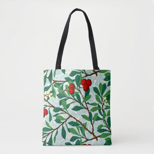 Arbutus, beroemd patroon van William Morris Tote Bag (Voorkant)