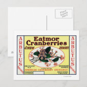Arbutus Eatmor Cranberries Brand Briefkaart (Voorkant / Achterkant)
