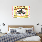 Arbutus Eatmor Cranberries Brand Canvas Afdruk (Insitu (Slaapkamer))