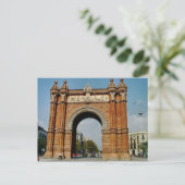 Arc De Triomf, Barcelona Briefkaart (Staand voorkant)