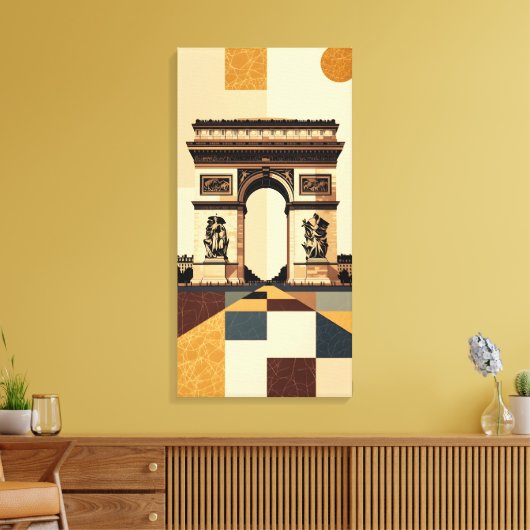 Arc de Triomf Canvas Afdruk (Insitu (Woonkamer))