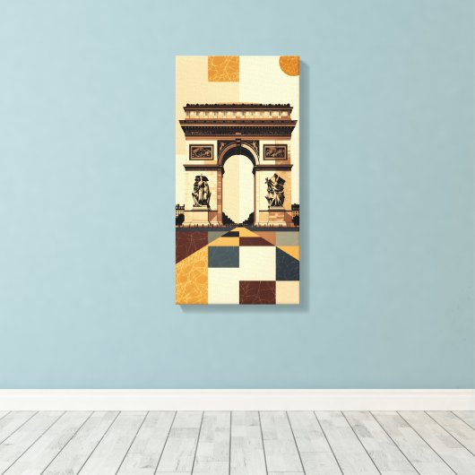 Arc de Triomf Canvas Afdruk (Insitu (Houten vloer))